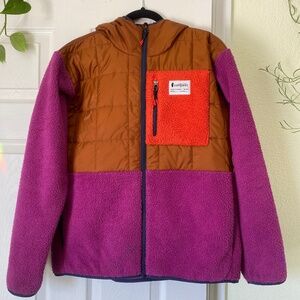 Cotopaxi Brown and Purple fleece Jacket